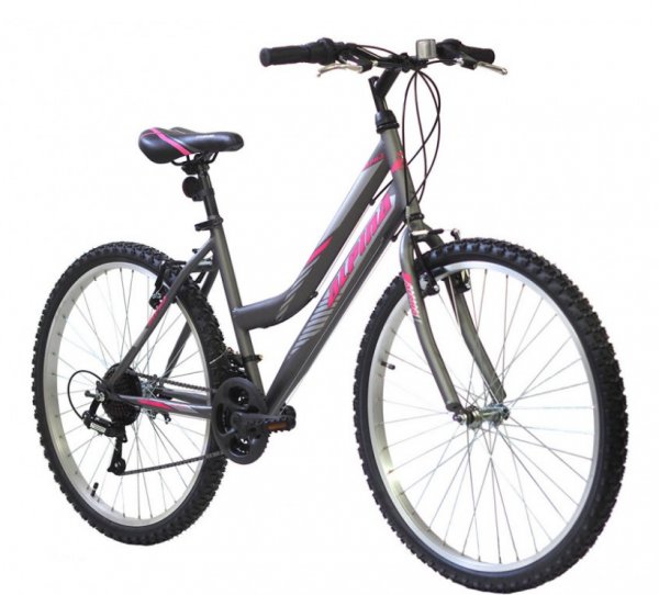 Ποδήλατο Alpina Alpha MTB 24&#039;&#039; 21spd Shimano Grey/Pink