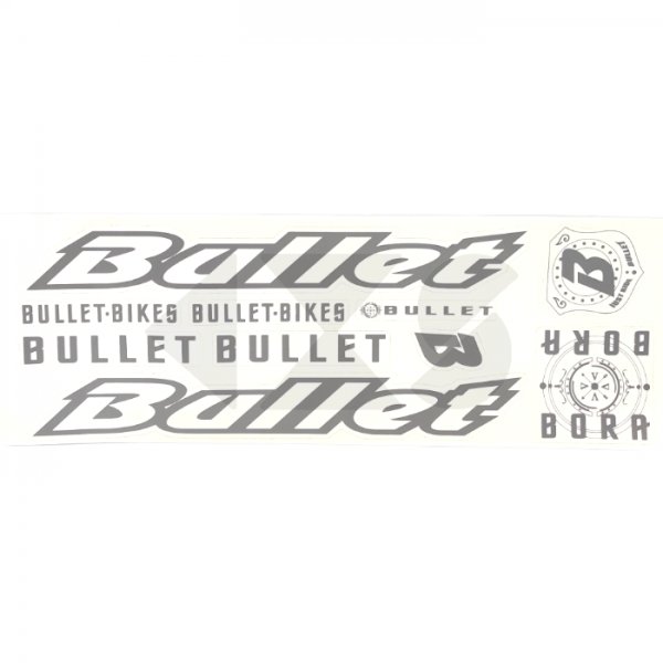 Αυτοκόλλητα Bullet Bora BMX Grey