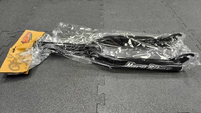 NOS NIB HARO Racing &Pi;&iota;&rho;&omicron;ύ&nu;&iota; - 4130 - Mid School BMX Fork 20'' Ahead 1 1/8 Stamped Black 10mm(3/8)