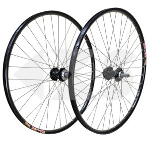 Σετ Τροχών MTB 26&#039;&#039; Sun Ringle DS-1 XC DISC Rim 36H - Βιδωτό Ελεύθερο Κλειστά Ρουλεμάν Disc 6 Bolt 36H - Black