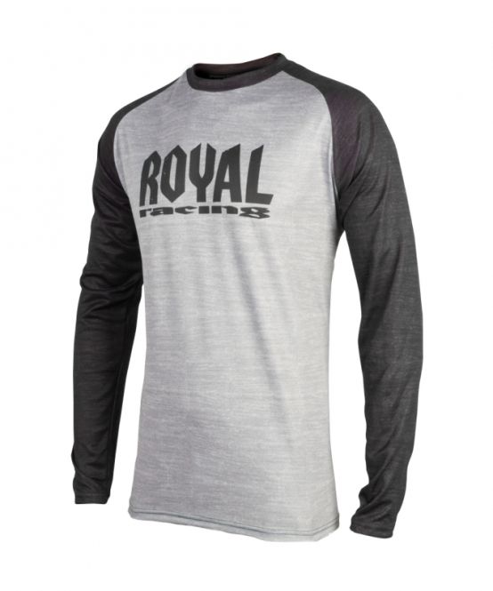 Royal Racing Heritage Long Sleeve Jersey  Grey-Black