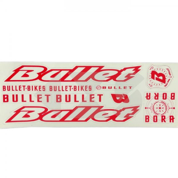 Αυτοκόλλητα Bullet Bora BMX Red