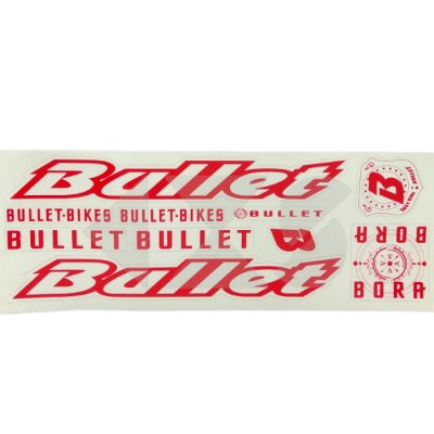 Αυτοκόλλητα Bullet Bora BMX Red