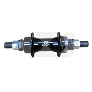 Κέντρο Οπίσθιο BMX Joy-Tech Alloy Low Flange με Άξονα 185mm x 14mm - 48H Black