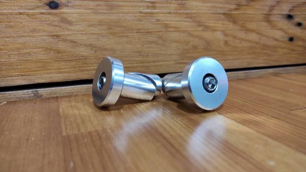 NOS &Tau;ά&pi;&epsilon;&sigmaf; &Tau;&iota;&mu;&omicron;&nu;&iota;&omicron;ύ PAZZAZ Bar Ends Full Alloy Silver