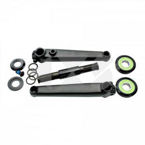 Πεταλιέρα BMX 3pc Chromoly 175mm MID 19mm Black