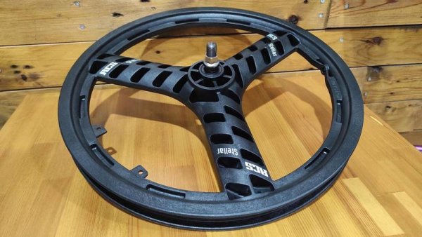 NOS &Tau;&rho;&omicron;&chi;ό&sigmaf; &Epsilon;&mu;&pi;&rho;ό&sigma;&theta;&iota;&omicron;&sigmaf; ACS Stellar Stealth Mag Front Wheel 14mm Axle Black