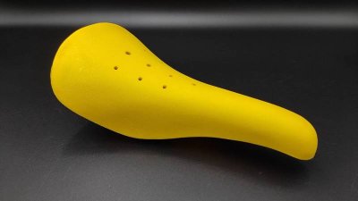 NOS &Sigma;έ&lambda;&alpha; SMP Selle Old School Seat with Guts Yellow - Made In Italy