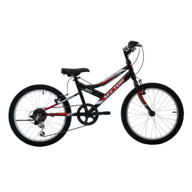 Ποδήλατο SECTOR SPIN 20&#039;&#039; HARD Χωρίς Ταχύτητες Black/Red