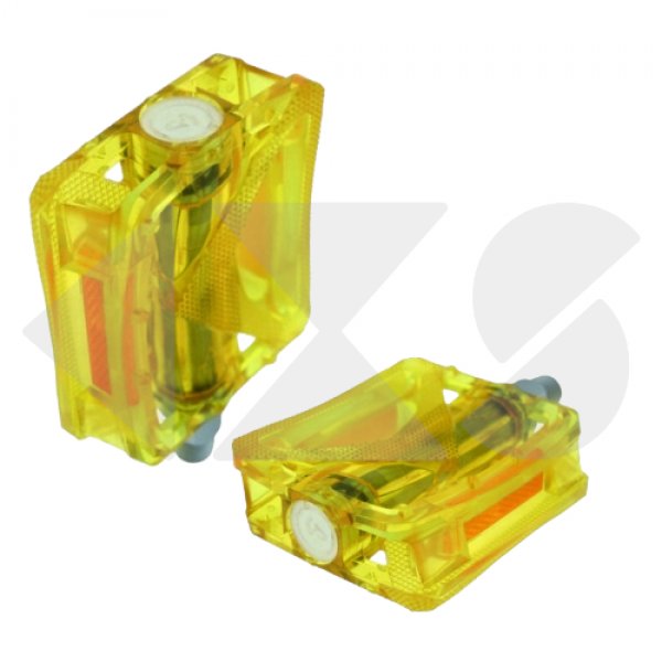 Πετάλια VP Fixed Polycarbonate Clear Yellow 9/16