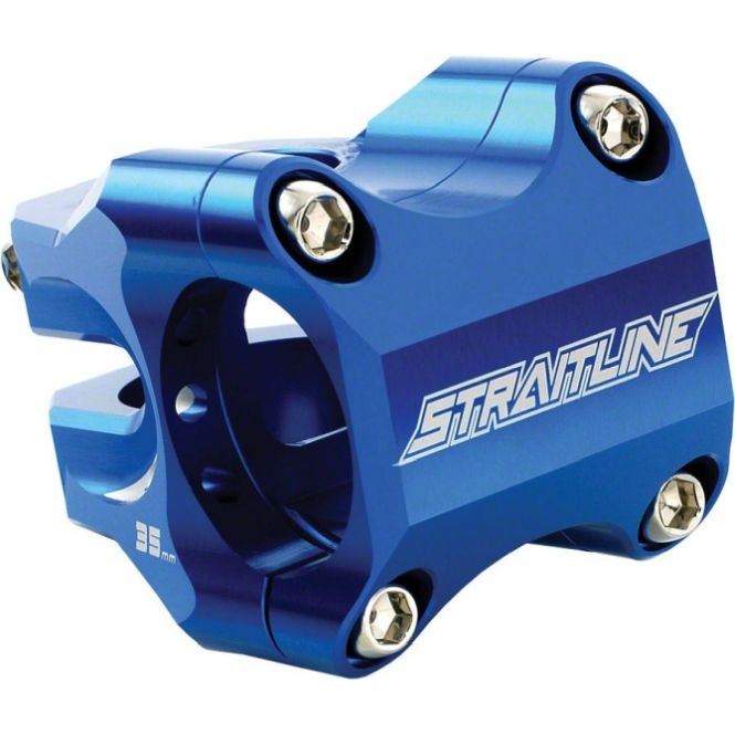 Λαιμός Straitline Pinch Clamp Stems 35mm 31.8 - Blue