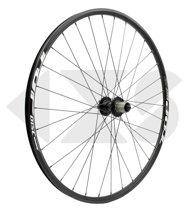 Τροχός Οπίσθιος Remerx Top Disc Αλουμινίου 26&#039;&#039; Δίπατος Disc, Κασέτα Κλειστά Ρουλεμάν με Άξονα Μπλοκάζ