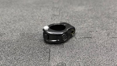 NOS &Sigma;&phi;&iota;&chi;&tau;&eta;&rho;ά&kappa;&iota; &Nu;&tau;ί&zeta;&alpha;&sigmaf; 'Mongoose/Dia Compe' STYLE MX 90s Hinges Seat Clamp 25.4mm Old/Mid School Bmx Black