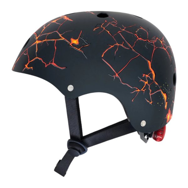 Κράνος Παιδικό Hornit Lids Lava με Φωτάκι LED (54-58CM)