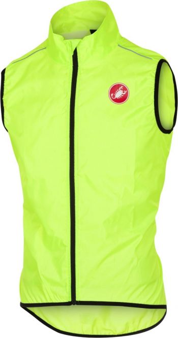 Αντιανεμικό Γιλέκο Castelli Squandra Vest - Large