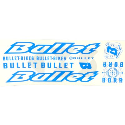 Αυτοκόλλητα Bullet Bora BMX Blue