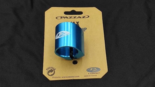 NOS &Sigma;&phi;&iota;&chi;&tau;&eta;&rho;ά&kappa;&iota; PAZZAZ Triple Bolt Alloy Mid School Bmx 25.4mm Blue Anodized