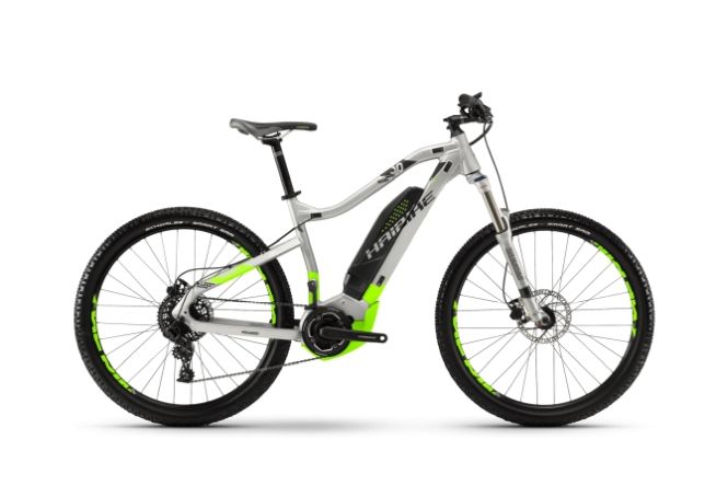 Ποδήλατο Ηλεκτρικό  Haibike sDuro HardSeven 3.0 2018 Yamaha - Silver/Neon Green/Black matt