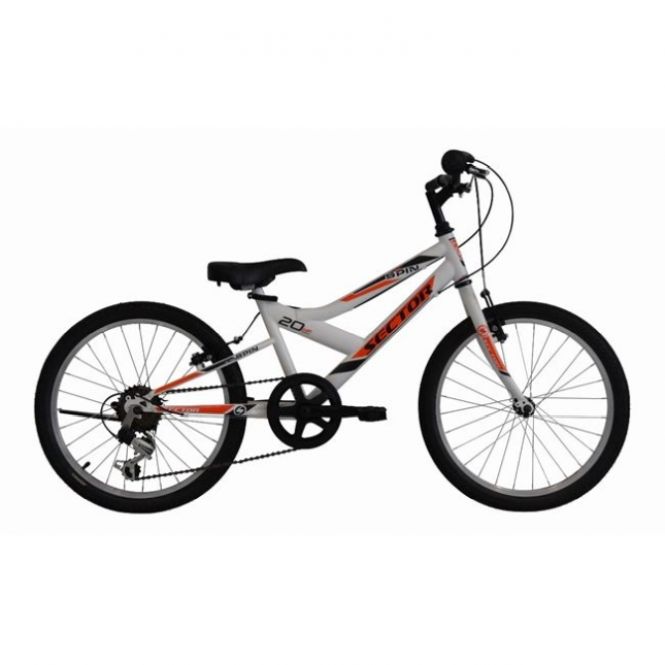 Ποδήλατο SECTOR SPIN 20&#039;&#039; HARD 6spd Λευκό/Πορτοκαλί
