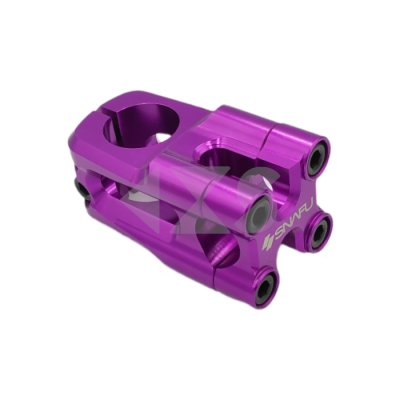 NOS Λαιμός Snafu Splitter BMX Ahead Stem 1 1/8 Purple