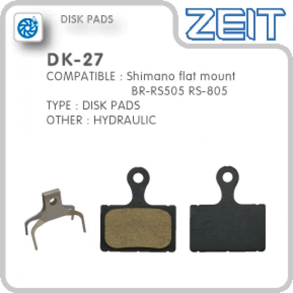 Τακάκια ASISA DK-27 για SHIMANO FLAT MOUNT BR-RS805 / RS-505