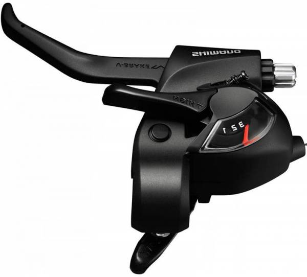 Λεβιεδομανέτα Αριστερή SHIMANO STEF-41  3 Ταχυτήτων Black