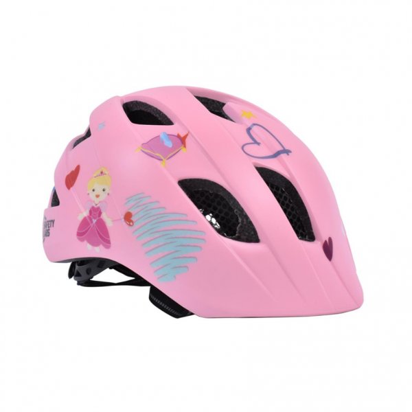 Κράνος Παιδικό SAFETY LABS FIONA με Φωτάκι LED Pink Princess (48-53cm)