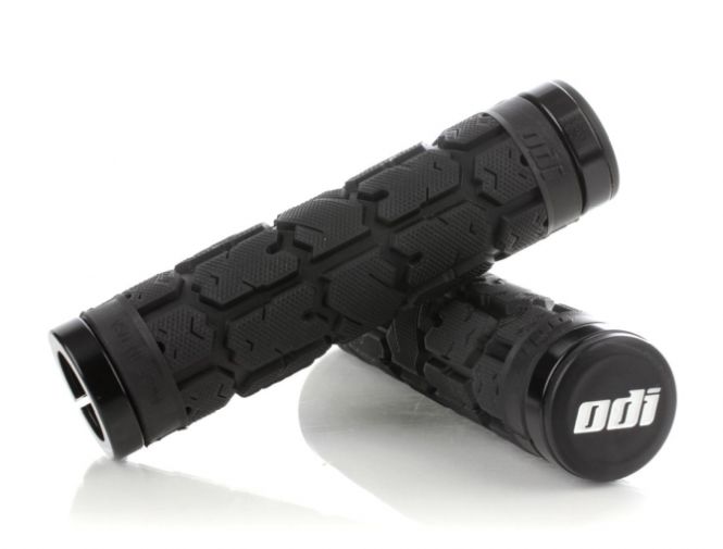Χειρολαβές ODI Rogue MTB Lock-On Black with Black Clamps