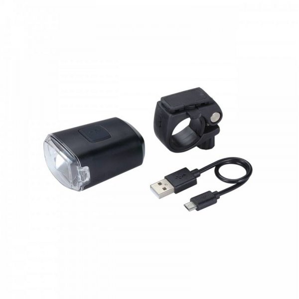 Φανάρι Εμπρόσθιο USB Επαναφορτιζόμενο BBB Stud BLS-141 Black 130 Lumen