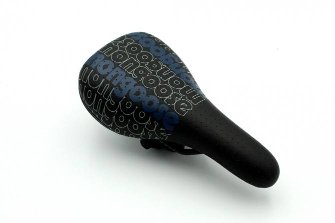 Σέλλα BMX Mongoose Black/Dark blue Logo