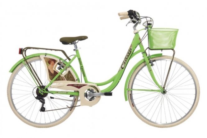 Ποδήλατο City CINZIA 26&quot; BELLE EPOQUE LADY 6 SPEEDS APPLE GREEN