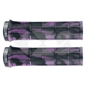 Χειρολαβές Switch SUPERGRIP Lock On Smoke Purple με Μαύρο Lock On