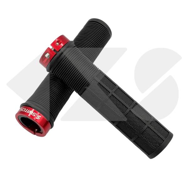 Χειρολαβές Switch SUPERGRIP Lock On  Μαύρο με Κόκκινο Lock On