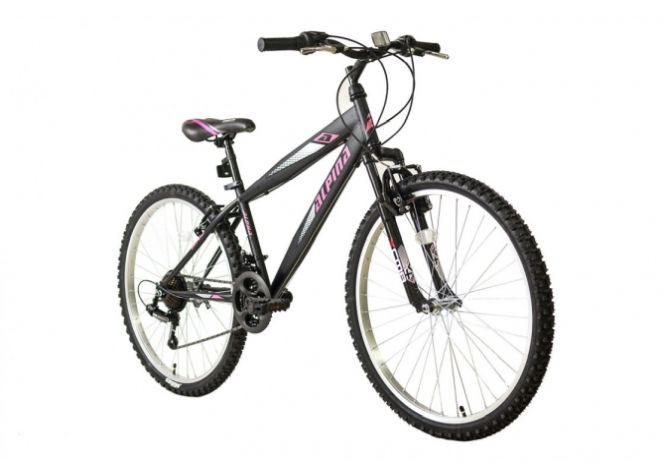 Ποδήλατο Alpina Alpha MTB 24&#039;&#039; 21spd Black/Pink Small
