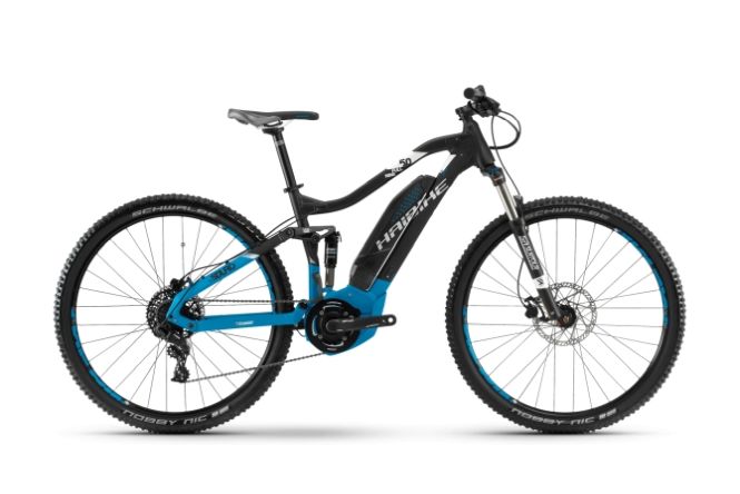 Ποδήλατο Ηλεκτρικό Haibike sDuro FullNine 5.0 2018 Yamaha - Black/Blue/White matt