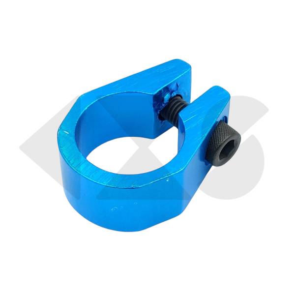 NOS Σφυχτηράκι Ντίζας Alloy 28.6mm Mid School Bmx (Tuf Neck Style) Blue Anodized