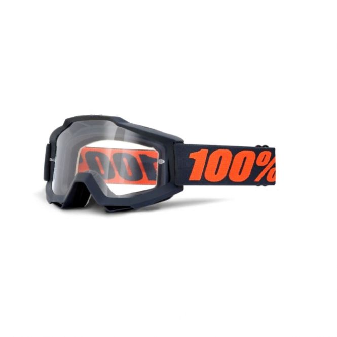Μάσκα 100% Accuri Enduro Gunmetal Smoke &amp; Clear Lens