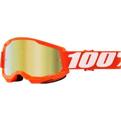 Μάσκα 100% Strata 2 Orange Mirror Gold Lens