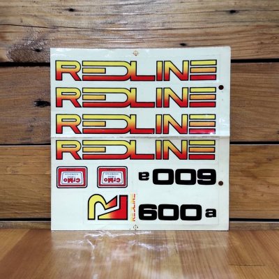 NOS Αυτοκόλλητα Redline 1983  600a Vintage Decal Set