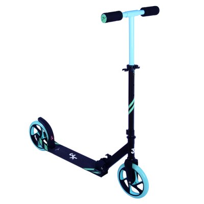 Πατίνι Δίτροχο (Scooter) Αθλοπαιδιά με 200mm Τροχούς Black/Teal