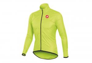 Αντιανεμικό Castelli Squadra Long Jacket - Yellow