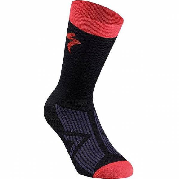 Κάλτσες Specialized SL Elite Winter Sock Black/Red