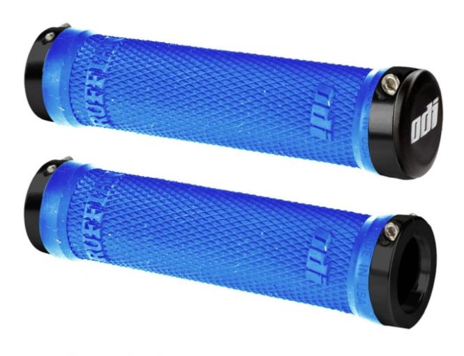 Χειρολαβές ODI Ruffian MTB Lock-On Blue with Black Clamps