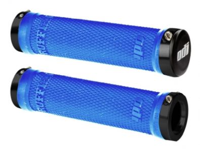 Χειρολαβές ODI Ruffian MTB Lock-On Blue with Black Clamps