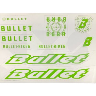 Αυτοκόλλητα Bullet Bora BMX Green