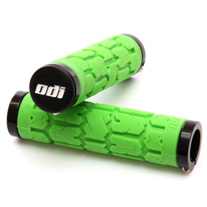 Χειρολαβές ODI Rogue MTB Lock-On Lime Green with Black Clamps