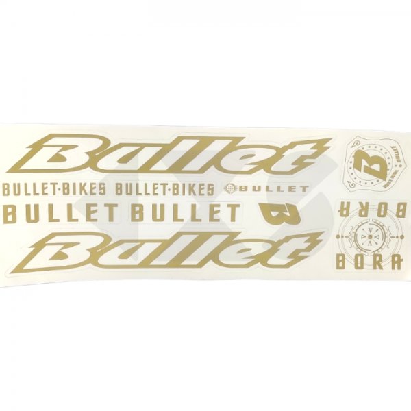 Αυτοκόλλητα Bullet Bora BMX Gold