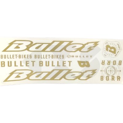 Αυτοκόλλητα Bullet Bora BMX Gold