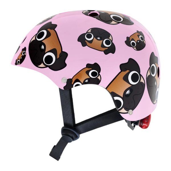 Κράνος Παιδικό Hornit Lids Pug με Φωτάκι LED (54-58CM)