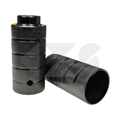 Σετ Αναβατήρες FAT Σιδερένιοι BMX RMS βιδωτοί για 10mm Άξονα Black
